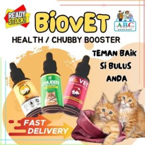 ( READY STOCK ) BIOVET IMMUNE CHUBBY BOOSTER ADVANCE HEALTH PET CAT MULTIVITAMIN